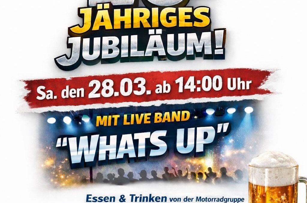 20 Jahre MTS, das schreit nach Firmenfest!